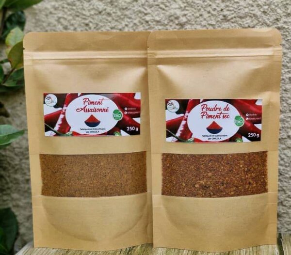 Poudre de Piment Sec Bio 250g
