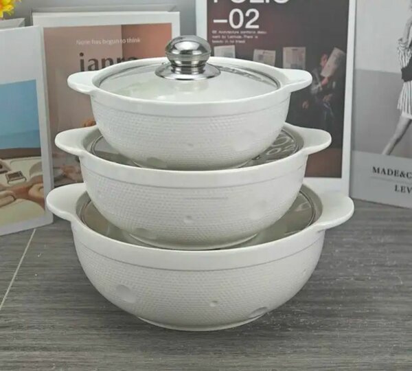 CERAMIC STORAGE POTS