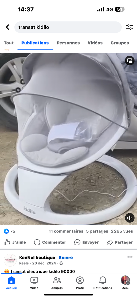 Transat Bébé Électrique Confort