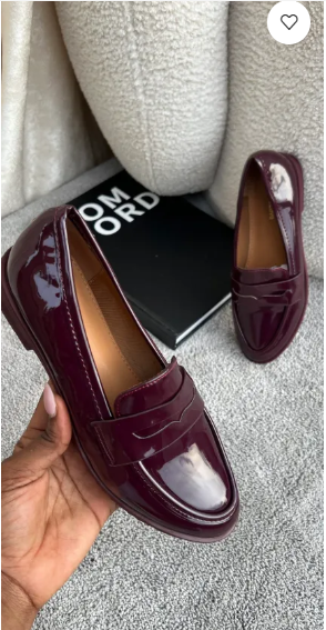 Mala burgundy loafers