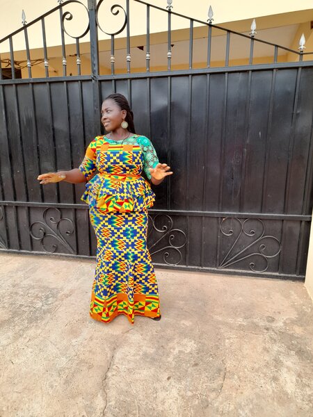 Skirt & Blouse  African Print