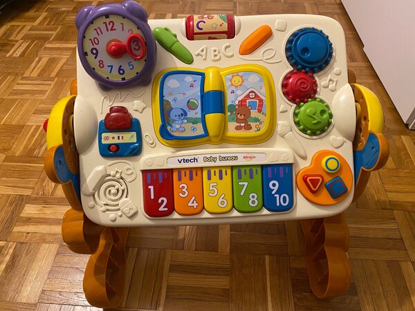 Table d´activité réversible FRANÇAIS/ANGLAIS