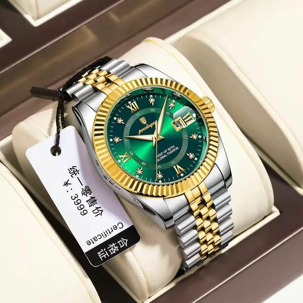 Montre Homme Luxueuse Bicolore