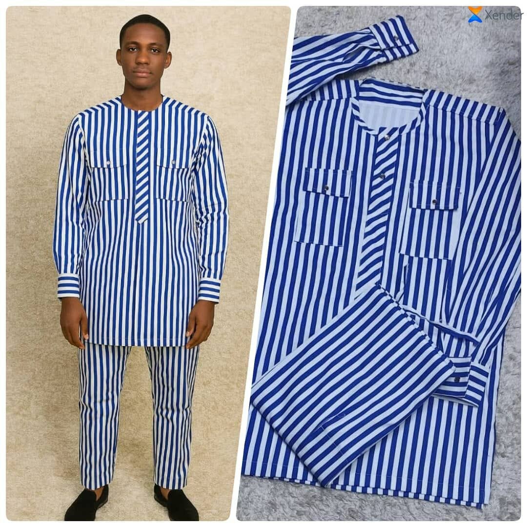 Boubou Africain Élégant Homme