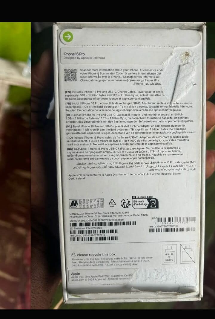 iPhone 16 Pro 128 Go