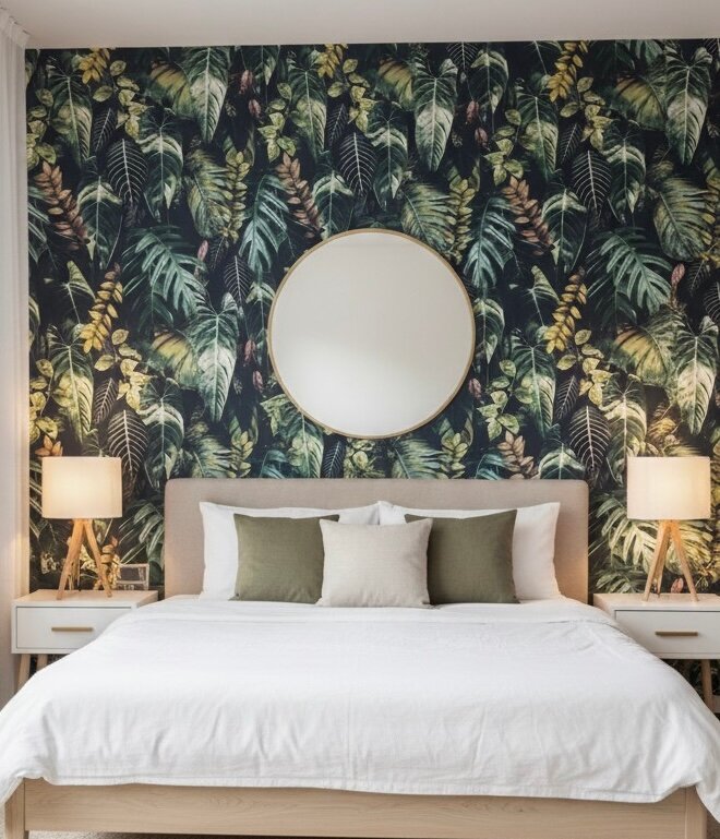 papier peint botanique.