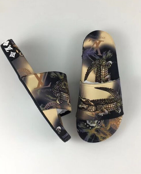 Tongs imprimées crocodile élégantes