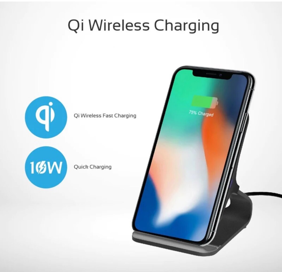 Promate Aluminium Crafted Ultra -Fast Wireless Charging Stan