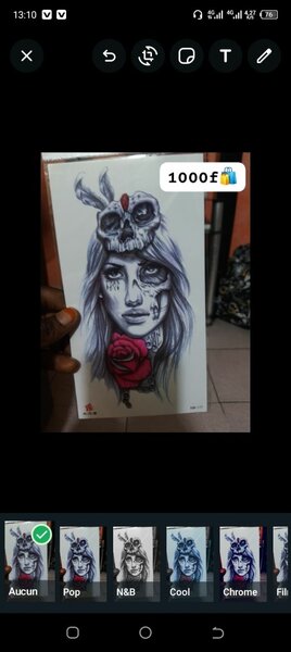 Tatouages temporaires