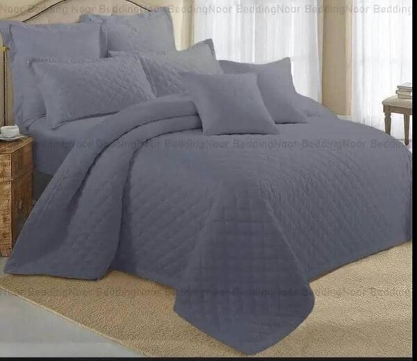Bed linen set, plain, 9 pcs