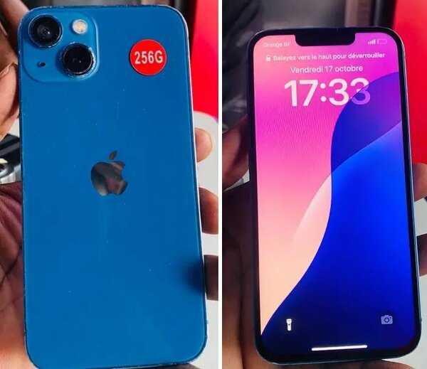 Smartphone Apple 256 Go Bleu