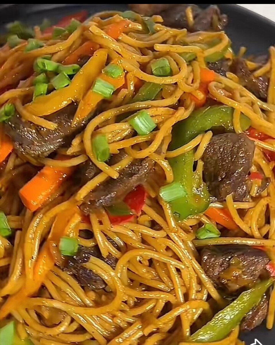 Nouilles sautées (spaghettis)