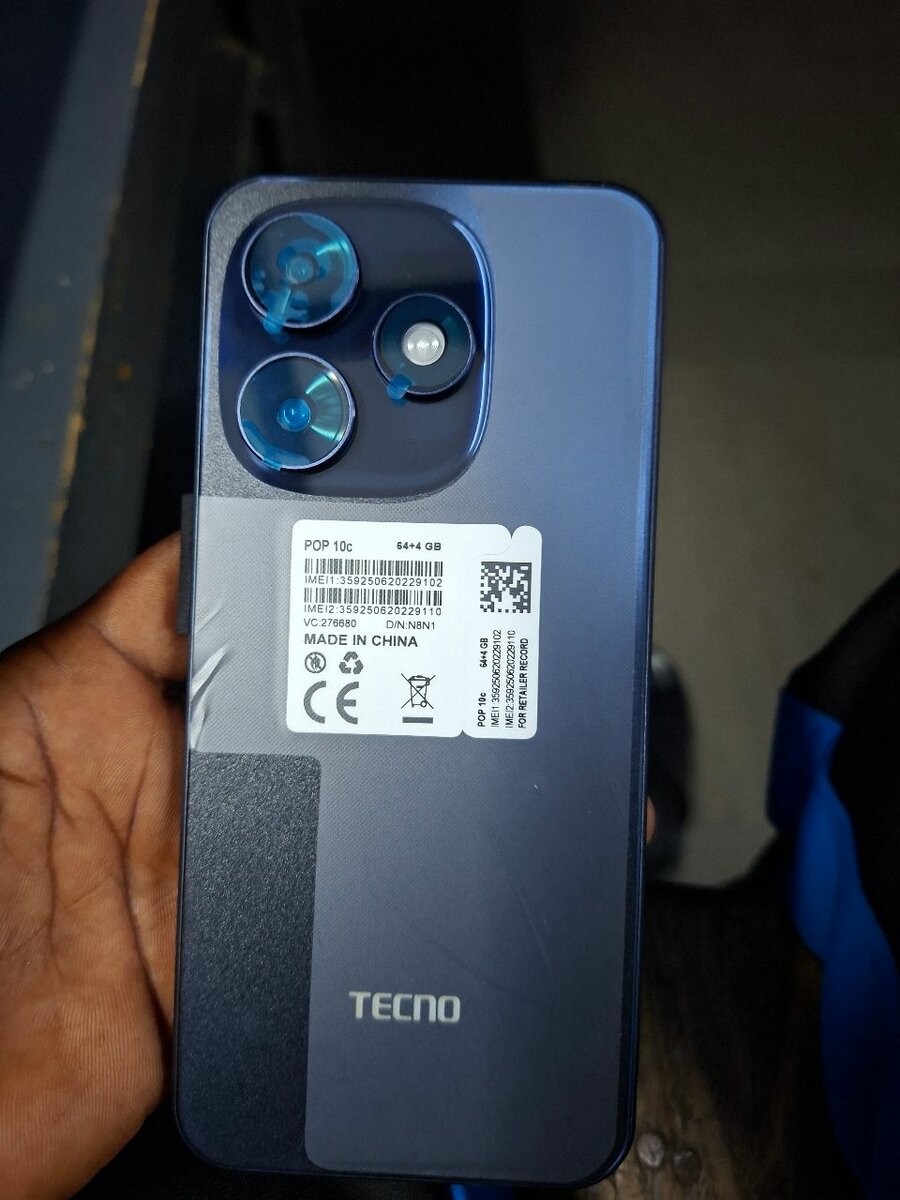 Tecno POP 10c Smartphone 6.6"