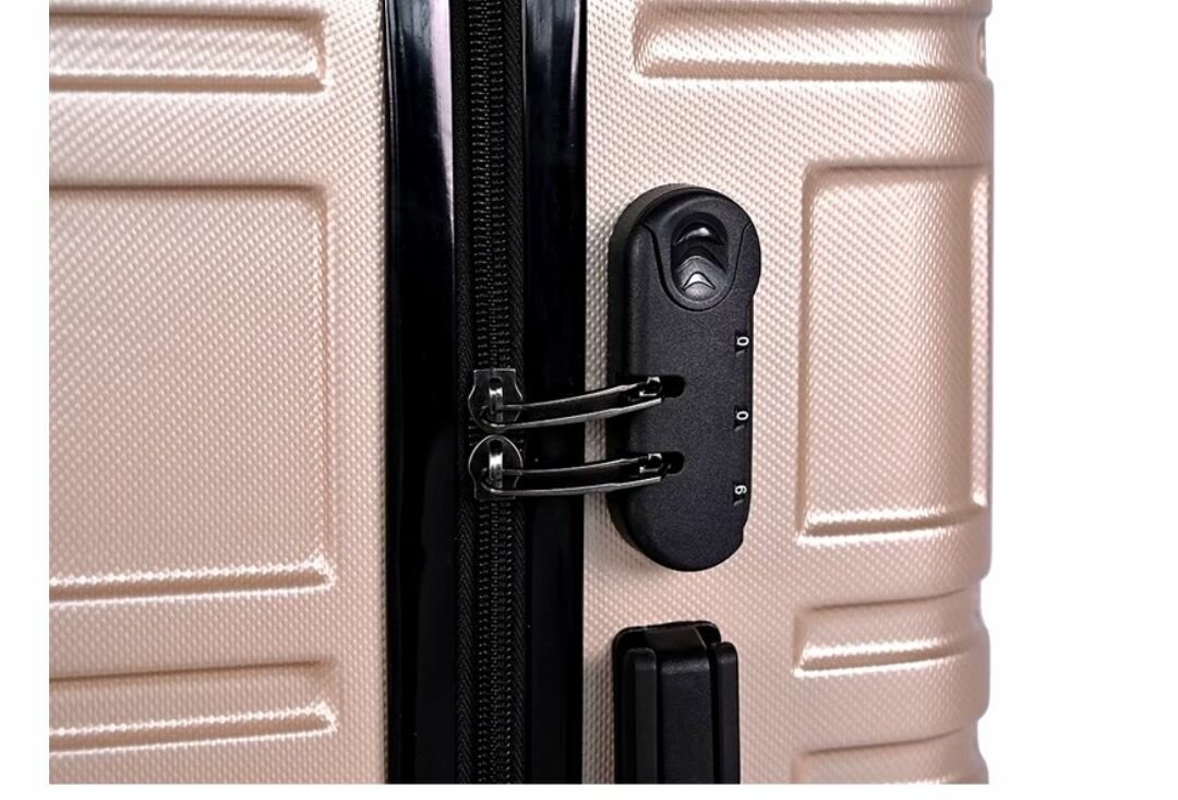 3PCS/SET 20"/24"/28" PP DURABLE SHELL SUITCASE LUGGAGE BAG S