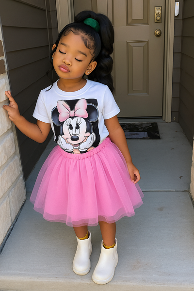 Ensemble fille Minnie T-shirt et jupe