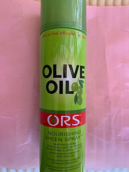 Olive oil hair spray