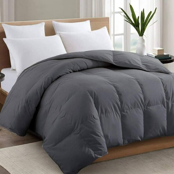 Couette en duvet gris
