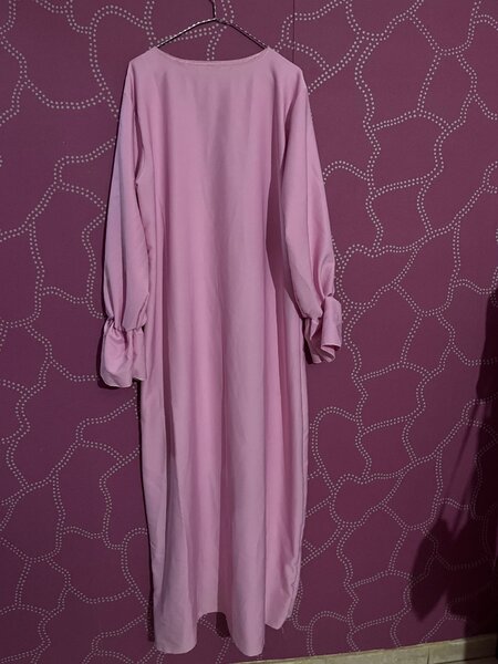 Robe longue rose élégante
