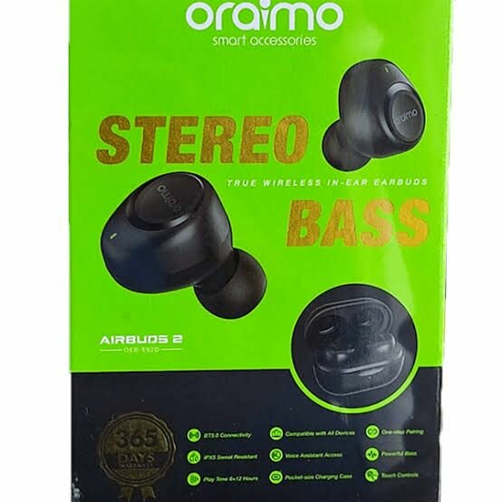 Écouteurs Bluetooth Oraimo AirBuds 2