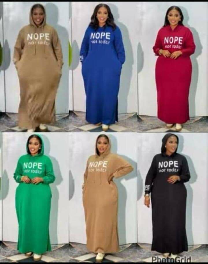 Robe Longue à Capuche Femme