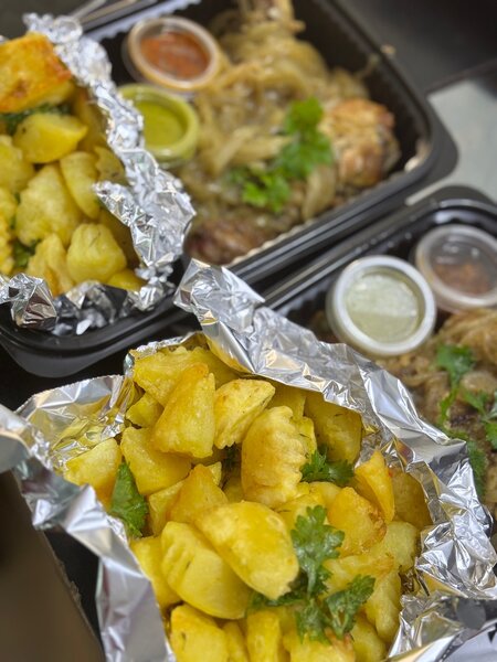 Pommes de terre sautées poulet