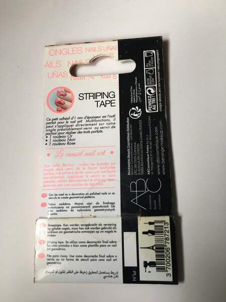 Bande adhésif nail art