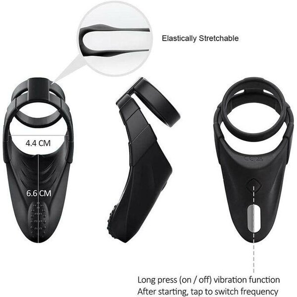 Anneau Vibrant Rechargeable USB