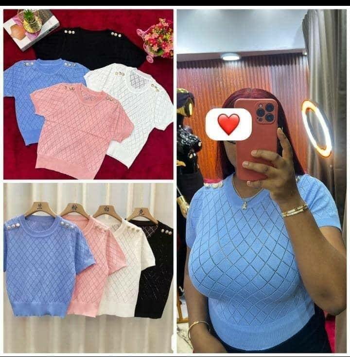 Ladies club top available