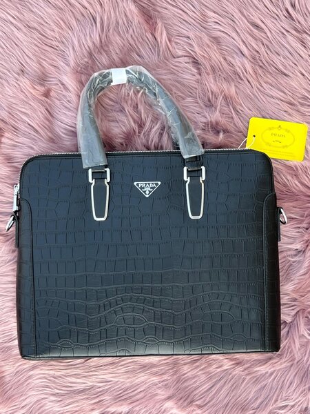 Prada Multiple Compartment Laptop Bag