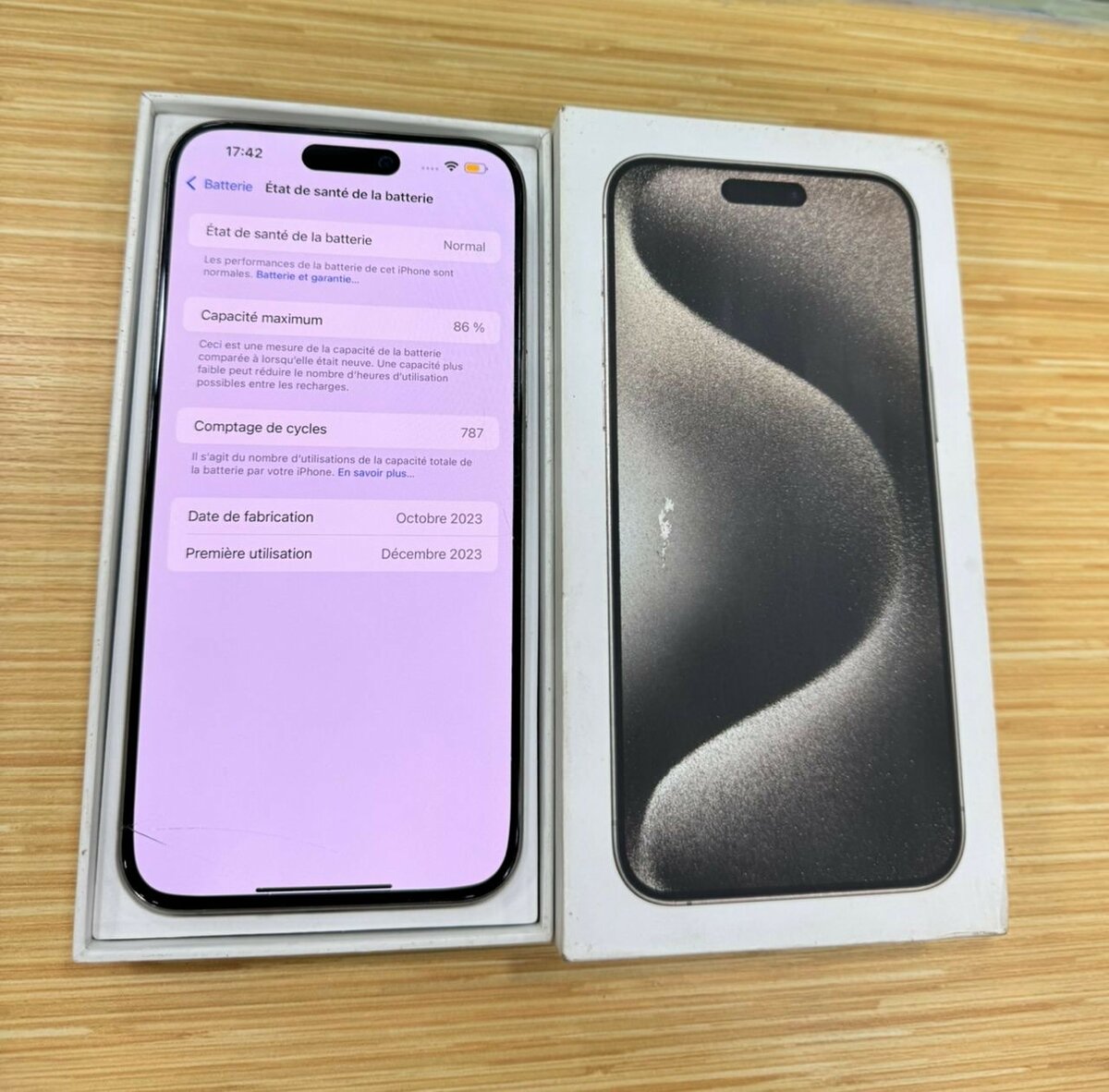 *Iphone 15 pro max 256g écran