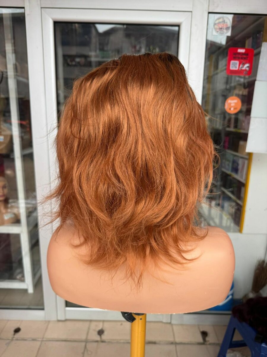 Perruque ondulée bicolore femme