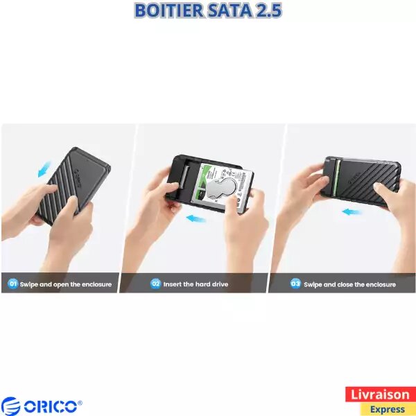 ORICO Boîtier 2.5 sata