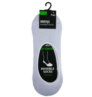 socks for men, loafer socks, brand socks, high-quality socks for men white