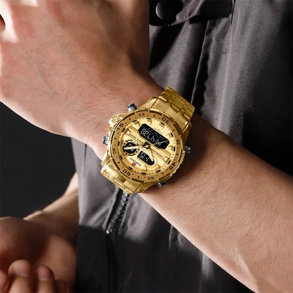 Naviforce Men's Gold Watch