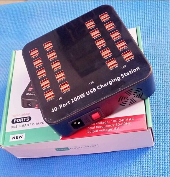 40 port charger