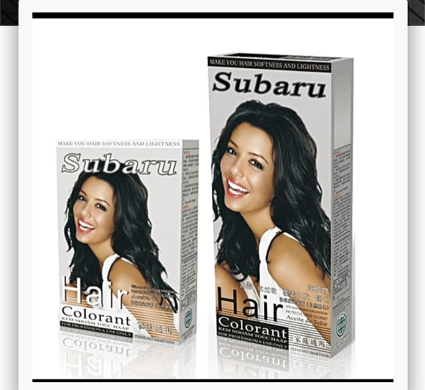 Subaru natural black hair dye