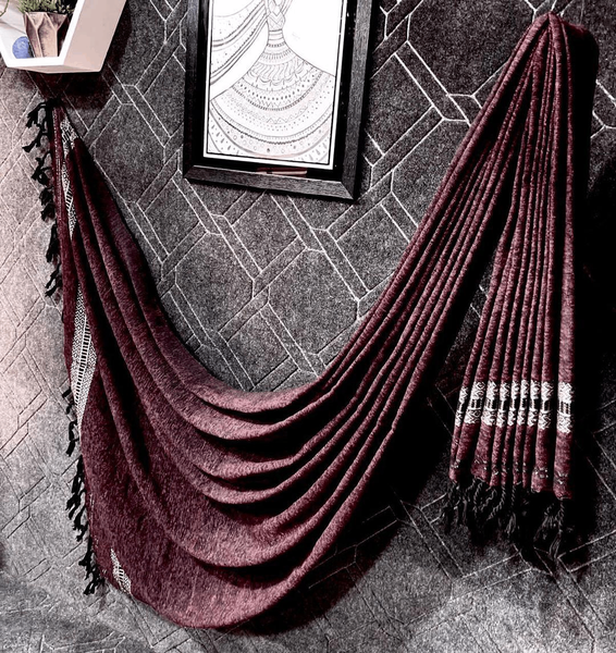 Velvet shawls embroidery