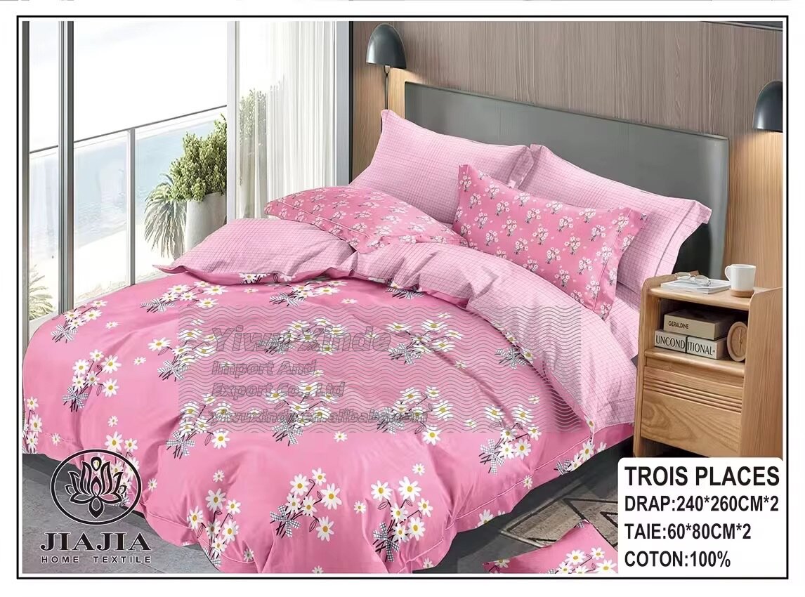 Parure de Lit Coton 3 Pièces