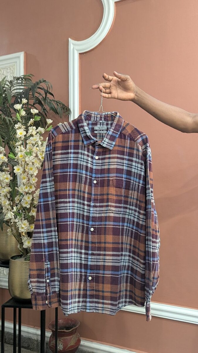 Chemise à carreaux homme tendance