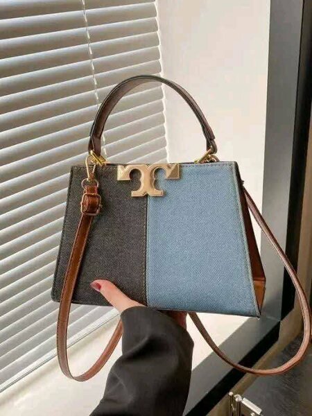 Sac à main bicolore élégant