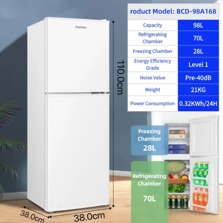 Réfrigérateur 98L Économique