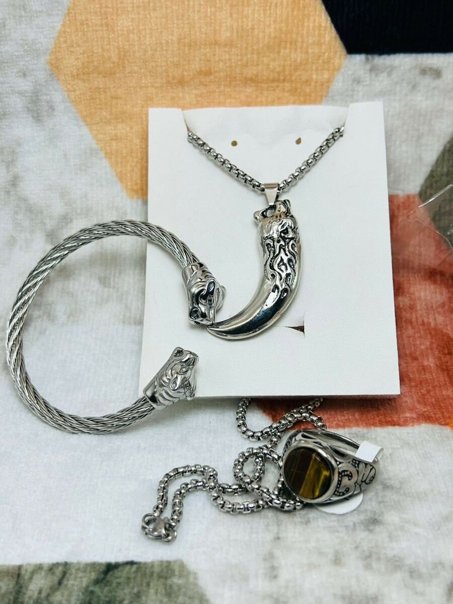 Complet bijoux homme