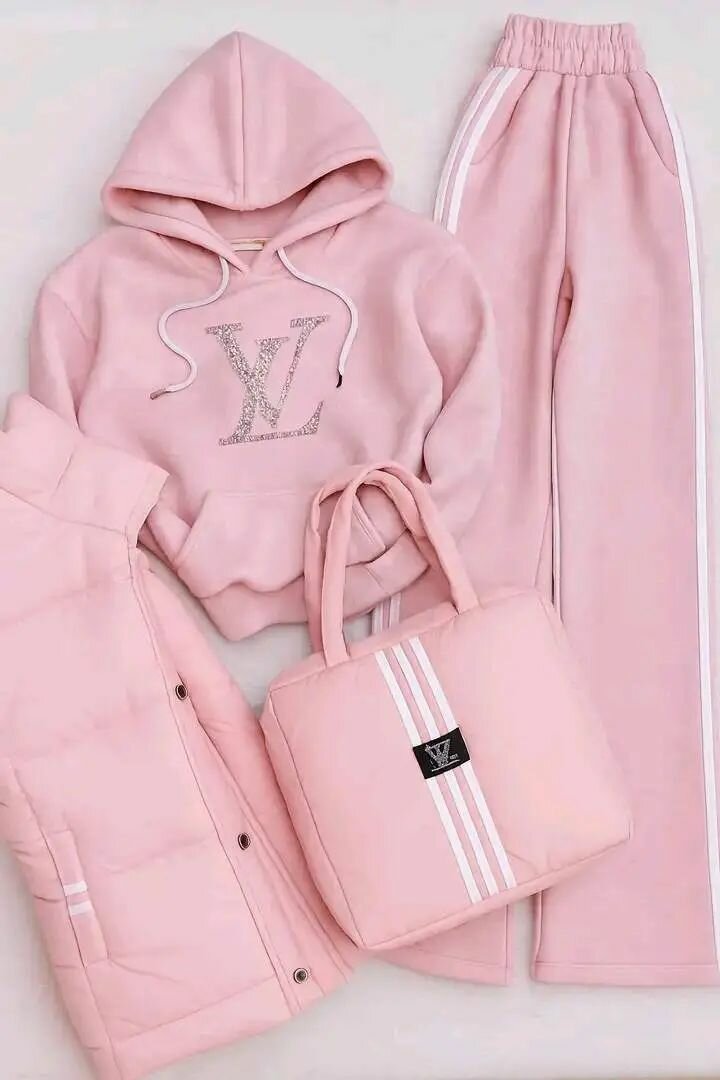 Ensemble décontracté rose