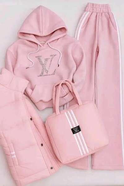 Ensemble décontracté rose