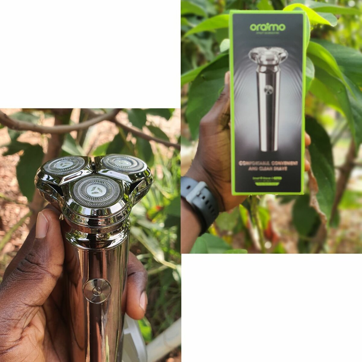 oraimo Smart Shaver 2 Magnet 3D Dual Ultra-thin Shaver