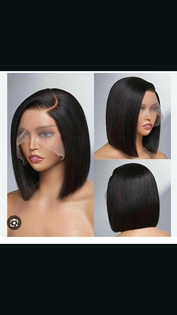 Perruque Lace Front Bob Stylée