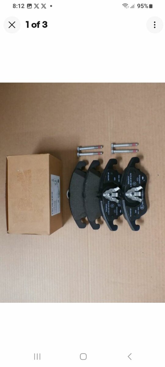 Benz front brake pads