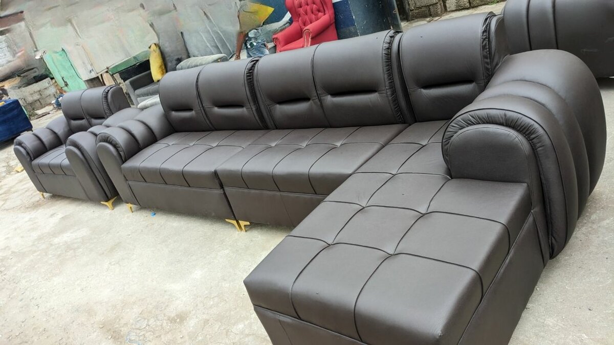 Big Saiso leather sofa sets