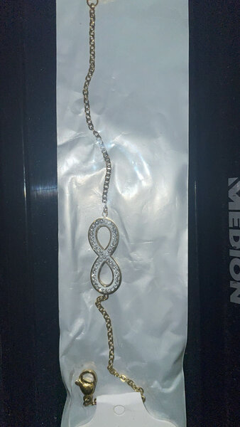 Bracelet infini en acier inoxydable