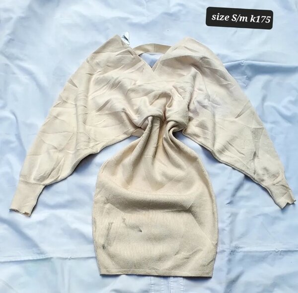 Stylish women's dress white